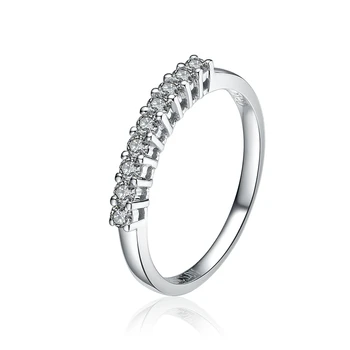 

0.25CT Luxury Diamond Engagement Rings For Women GVBORI 18K Gold Promise Ring Fine Jewelry Wedding/Engagement Round