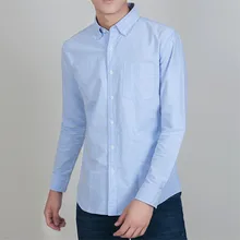 Демисезонный Для мужчин Сорочки выходные для мужчин, формальные Оксфорд Рубашки для мальчиков с длинным рукавом в полоску Рубашки для мальчиков Мужской Fit Бизнес Рубашки для мальчиков 4xl Топы корректирующие A736