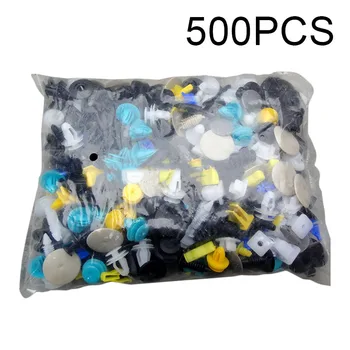 

500 X Assorted Car Rivet Push Clips Bumper Trim Retainer For Mitsubishi Pajero