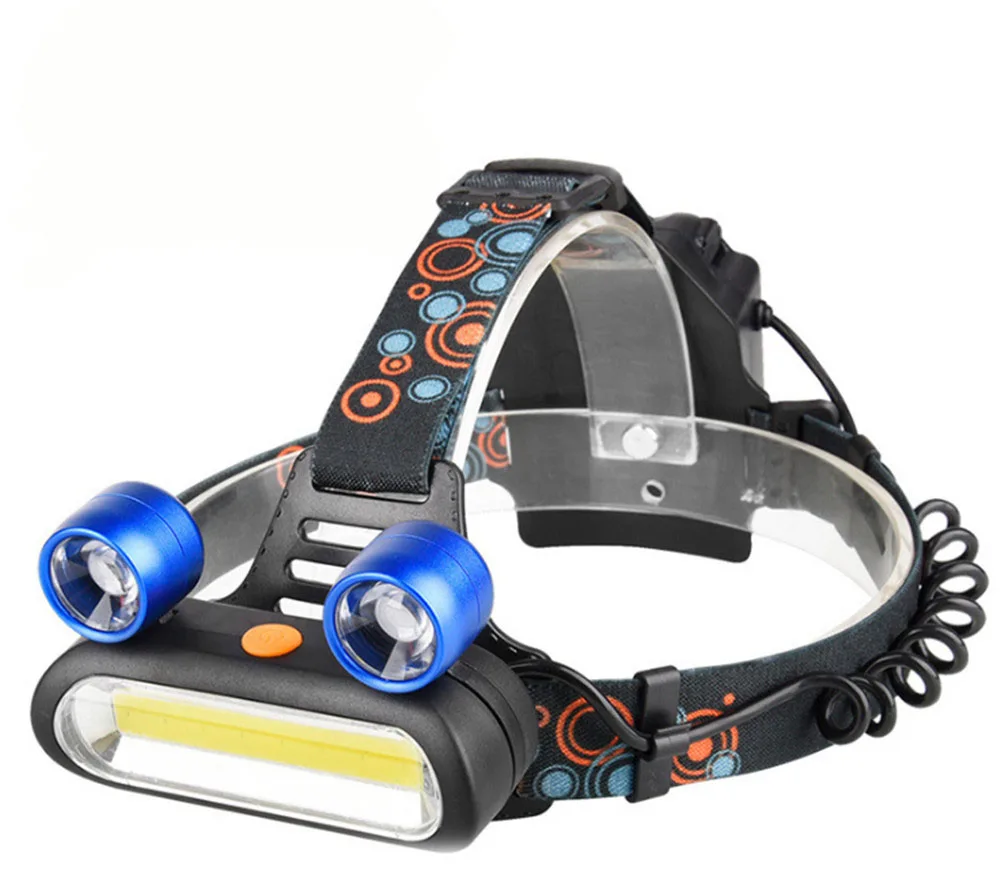 Led ヘッドライト Usb 充電 Cob ヘッドランプ屋外照明強力なヘッドライト Headlamps Aliexpress