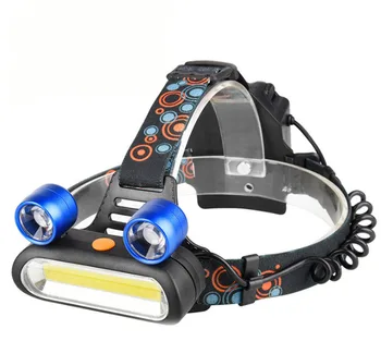 

LED headlights USB charging COB head lamp outdoor lighting strong headlights