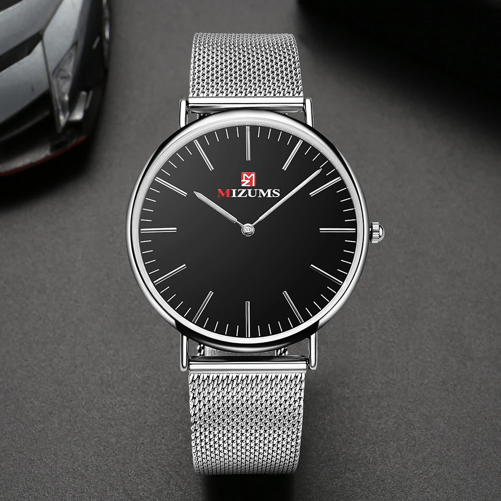 MIZUMS Mens watches top brand luxury Analog Quartz Watch Fashion Ultra Thin Business Casual Simple Waterproof MIZUMS Mens watches top brand luxury Analog Quartz Watch Fashion Ultra Thin Business Casual Simple Waterproof