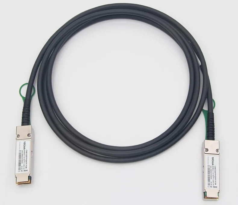 Force10 CBL-QSFP-40GE-PASS-3M QSFP + 40 г Twinax пассивный прямой прикрепить медный кабель 3 м