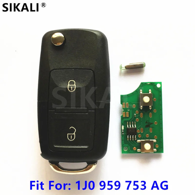 

Car Remote Key for 1J0959753AG 5FA008399-00 Arosa Cordoba Ibiza Leon Toledo Vario 2002 2003 2004 2005 52006 2007 2008 2009