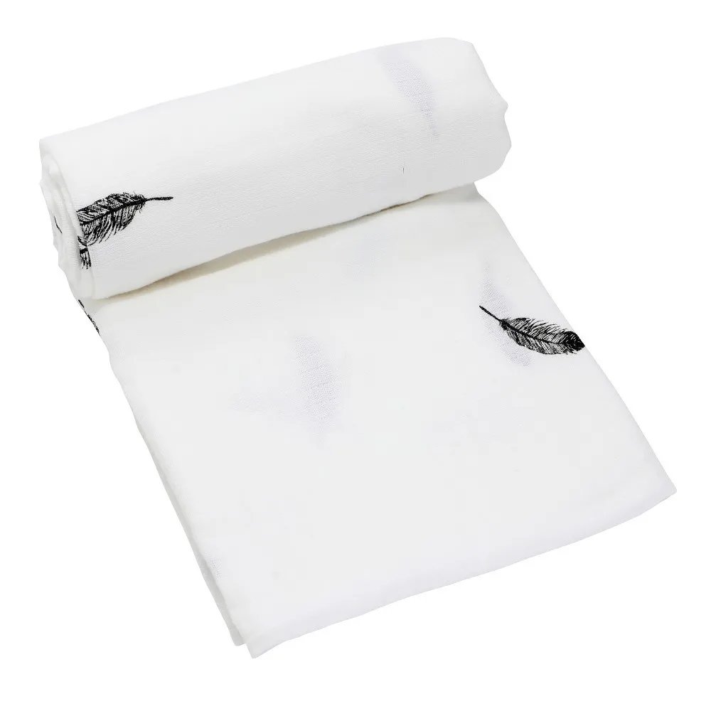 Newborn Cotton Muslin Swaddle Blankets Baby Swaddle Towel For Newborns Blanket