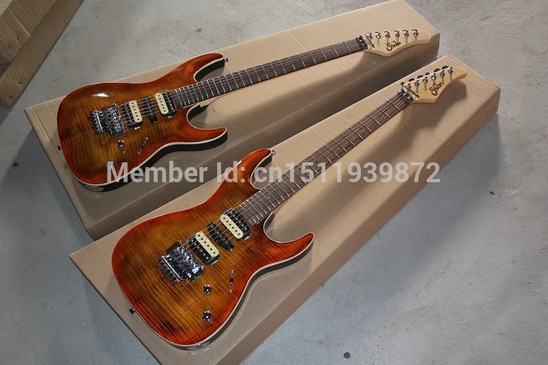 

Free shipping2014 wholesale new arrival custom electric guitar pensa guitar with floyd rose tremolo system guitar