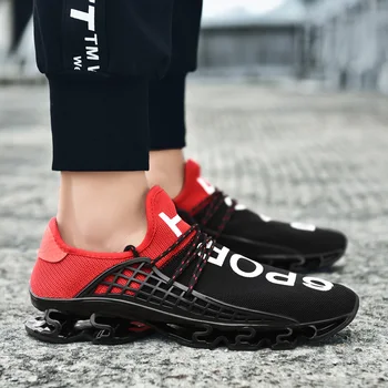 

Rommedal Sneakers For Men Mesh Soft Man Casual Shoes Jogging Trainer Male Shoes Outdoor Lace Up Shock Absorbing Sport Footwear