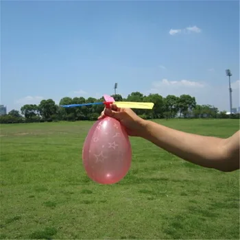 

2020 New Degin Balloon Aircraft Helicopter Kids Party Filler Flying Toy Gift Colorful Party Decoration Handcrafted For Student