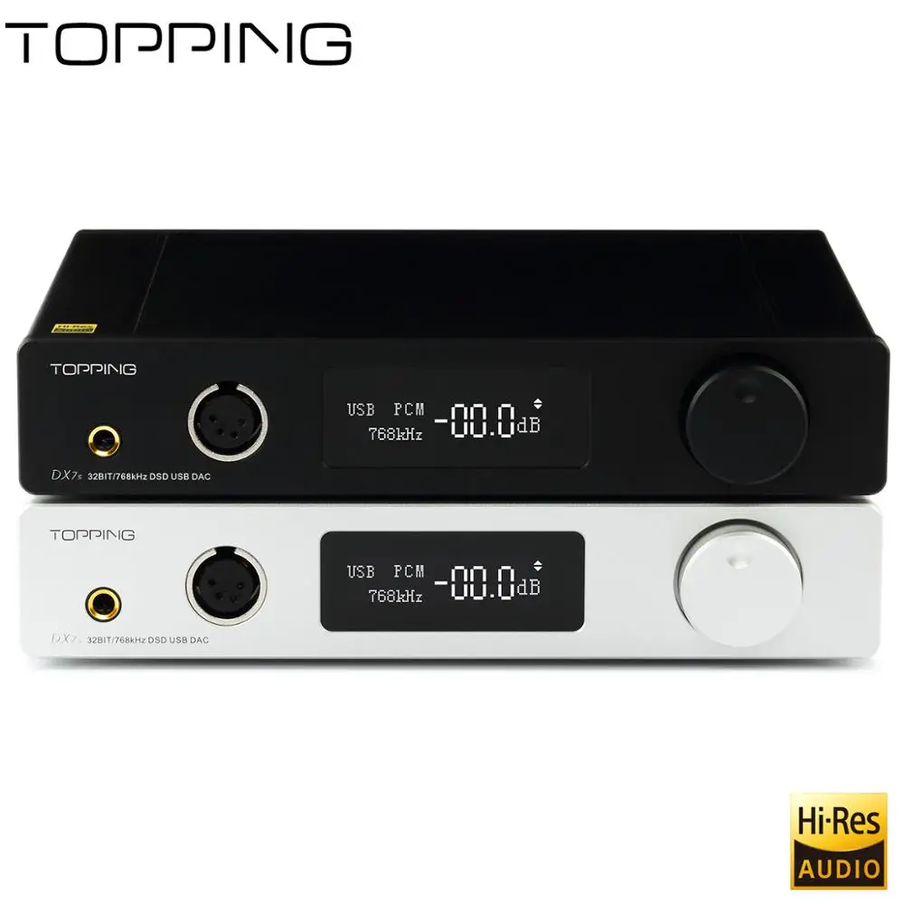 Настольный полностью сбалансированный декодер TOPPING DX7s и усилитель для наушников