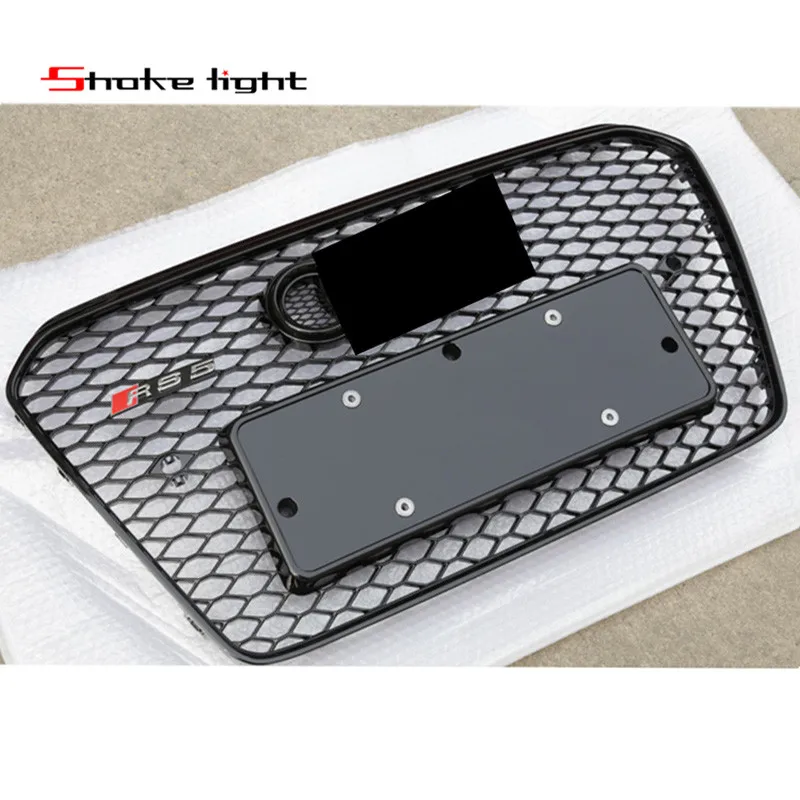 

Audi A5 RS5 Grille Refit ABS Black Painted Front Honey Mesh Grille Sedan Coupe Convertible For Audi A5 S5 RS5 2012-2017
