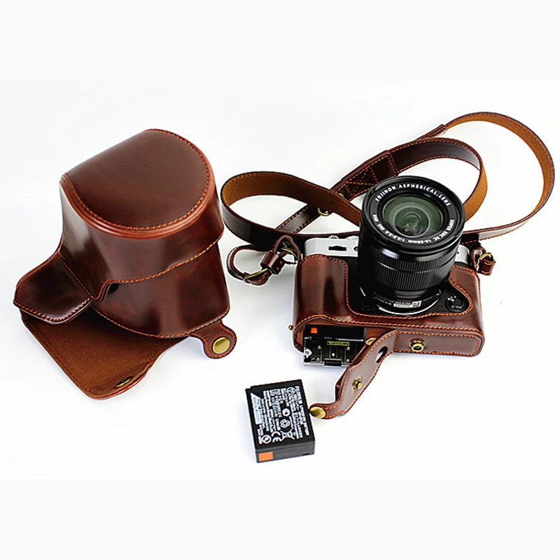 Чехол для фотоаппарата Fujifilm XT20 XT10 из искусственной кожи XT30|Сумки