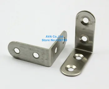 

10 Pieces 40 x 40mm Right Angle Stainless Steel Corner Bracket