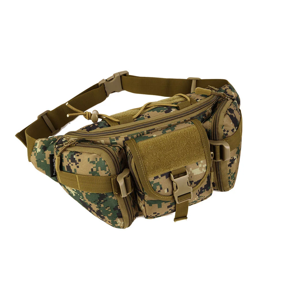 SINAIRSOFT Тактический Молл Мешок Водонепроницаемый Мешок Талии Fanny Pack Туризм Рыбалка Спорт Охота Талия Пакеты Тактический Спорт Поясная Сумка - Цвет: JD