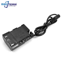 2 шт./лот DR-E6 DRE6 DR E6 соединитель прямого тока LP-E6 неоригинальная батарея разъема для цифровой однообъективной зеркальной камеры Canon EOS 5D Mark II III 5D2 5D3 6D 7D 60D цифровых зеркальных камер