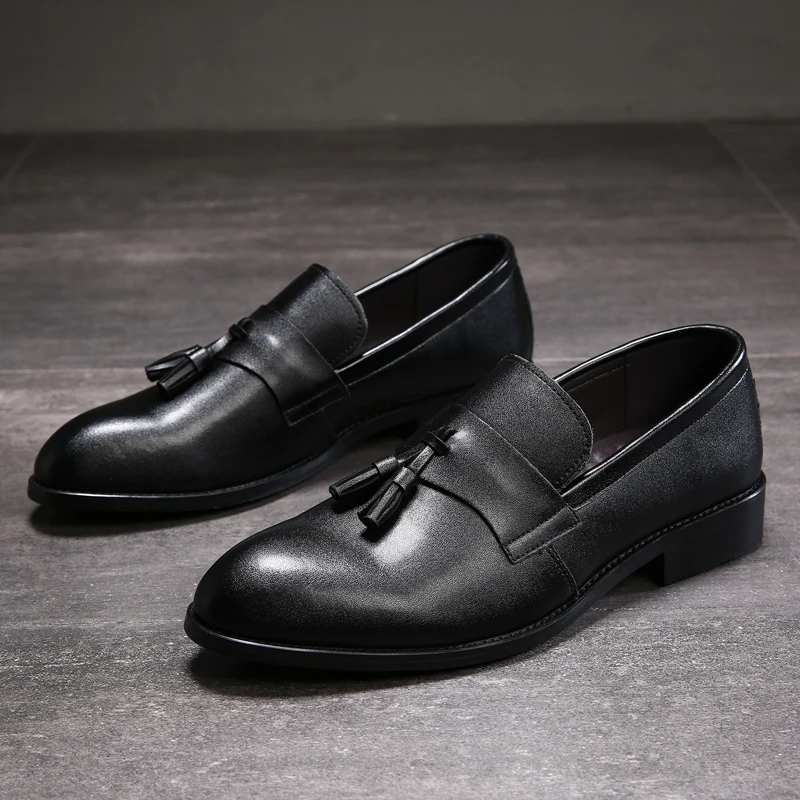 Мужская Роскошная повседневная обувь мужские кожаные лоферы Мокасины мужские модные кожаные мокасины Высококачественная обувь для взрослых дешевая обувь