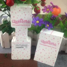 Цепочки и ожерелья Дисплей карты зажим для волос пользовательские карты Серьга карты Пользовательские название логотипа кольцо пользовательские карты Дизайн printting логотип