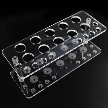 

Makeup Brushes Holder Acrylic Air Organizer Square Drying Rack Stand For Cosmetic Brush Shelf Tools
