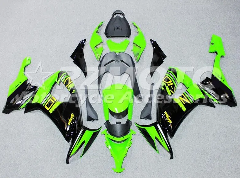 

4 Gifts New ABS Motorcycle Fairings Kit Fit for kawasaki Ninja ZX-10R ZX10R 2008 2009 2010 10R 08 09 10 custom cool style green