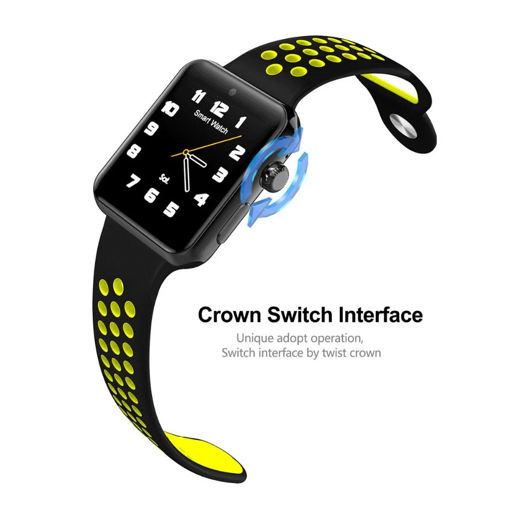 Timethinker DM09 Plus Smart Watch Smartwatch Android IOS Bluetooth Camera Call Step Pedometer SIM Card Relogios Fitness Tracker