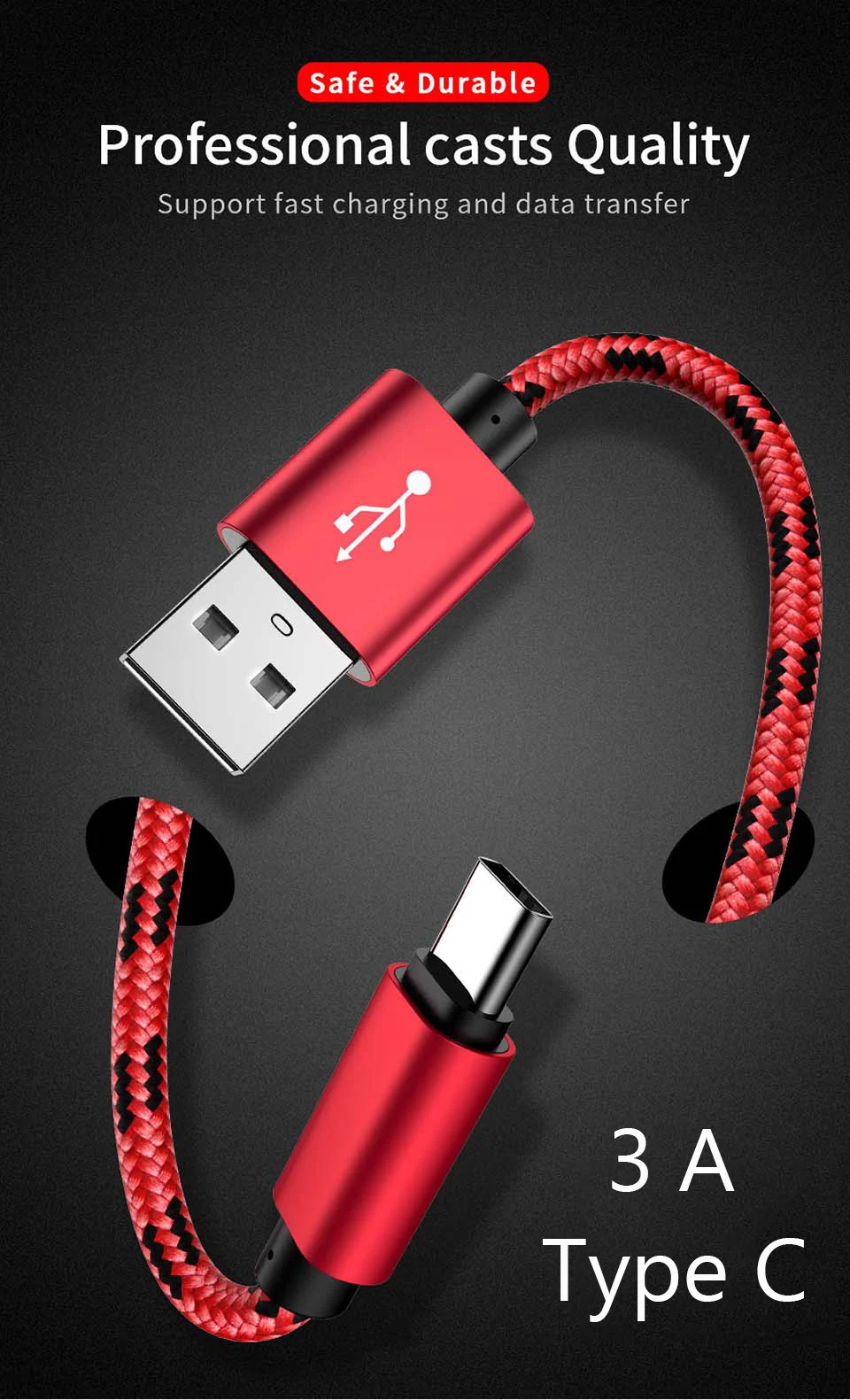 MUSTTRUE usb type-C кабель для Xiaomi mi9 huawei P20 USB C кабель для samsung S10 кабель для быстрой зарядки телефонов кабель для передачи данных USBC кабели