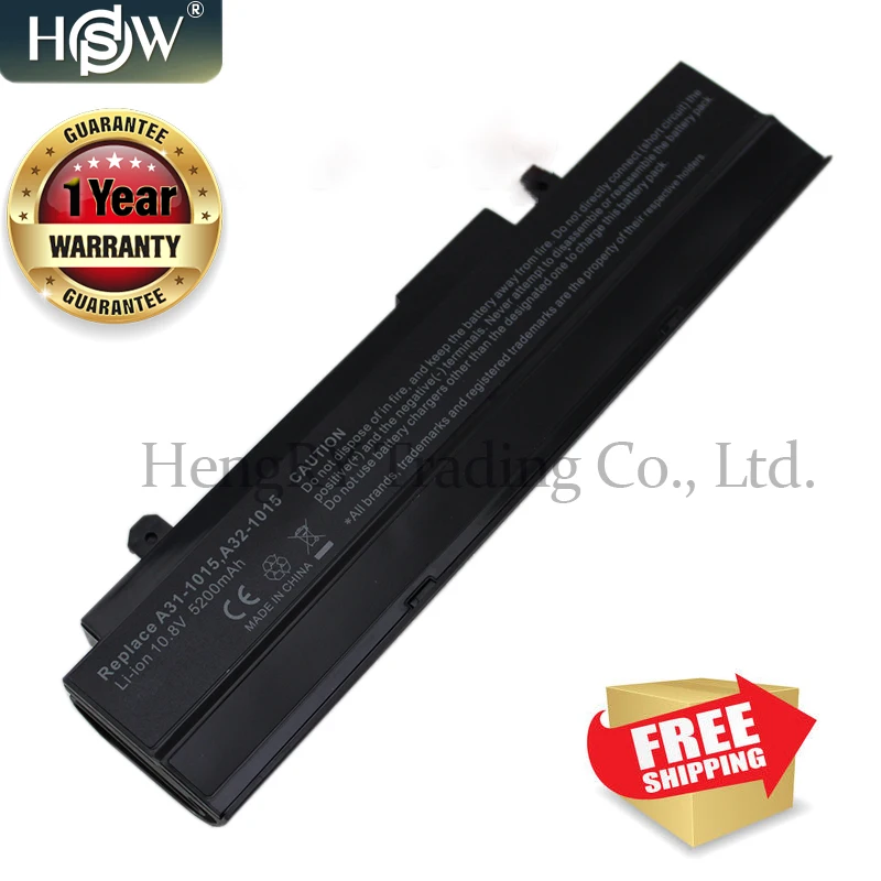 

HSW Black Battery For Asus Eee PC 1215 1215b 1215N 1015b 1015 1015PD 1015bx 1015px 1015p 1015PEM A31-1015 A32-1015 AL31-1015