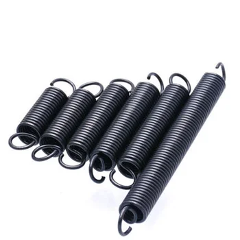 

2Pcs Wire Diameter 1mm OD 7mm Single Hook small Springs Steel Stretch Black True color spring Length 20mm-60mm