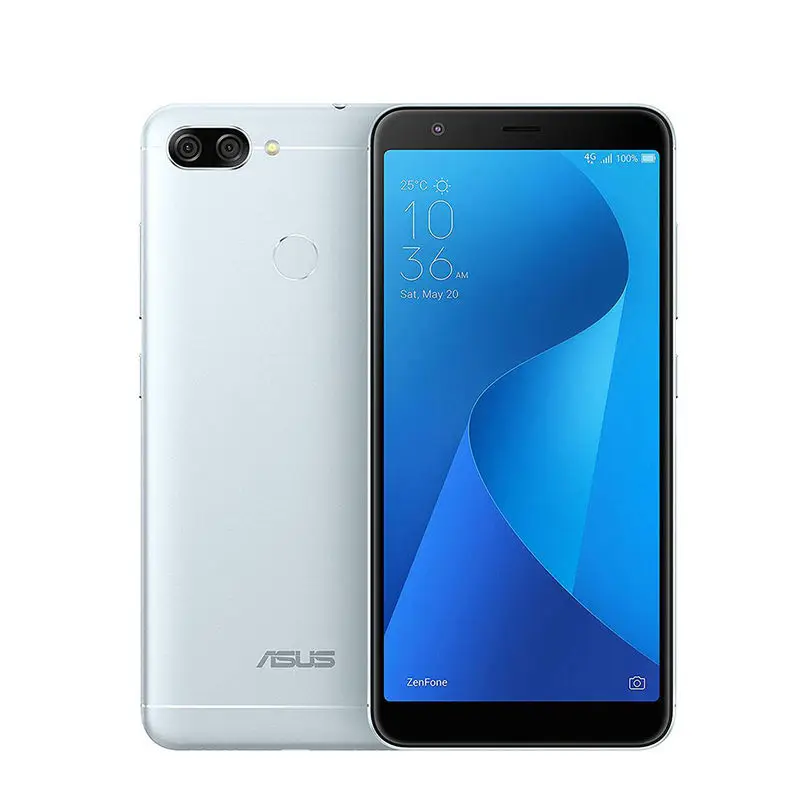 Asus Zenfone Max Plus(M1) Глобальная версия смартфона 18:9 FHD+ MT6750T Восьмиядерный 4 Гб 64 Гб OTG 4130 мАч Android мобильный телефон - Цвет: Серебристый