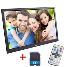LieDao 17 дюймов цифровая фоторамка 8 Гб светодиодный HD 1440*900 с подсветкой Цифровая рамка изображение Музыка Видео Часы Календарь реклама