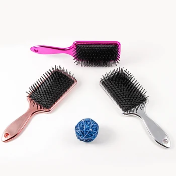 

Mirror Hair Brush plastic anti-knot Professional massage scalp Hair comb Makeup tools Hair Care Styling Tools escova de cabelo
