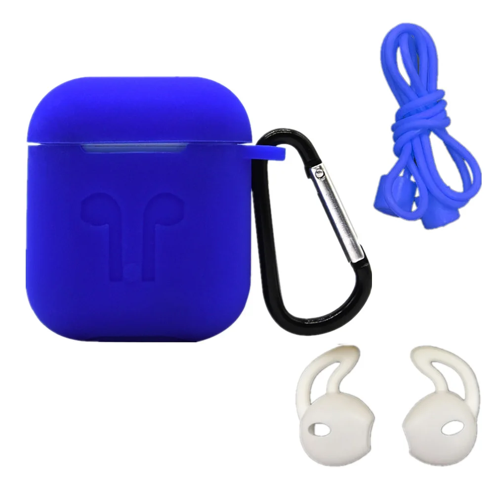 Five-piece Earphone Accessories For Apple Airpods Earbud Case Storage Box Soft Waterproof Silicone Mini Headset Protective Cover (17)