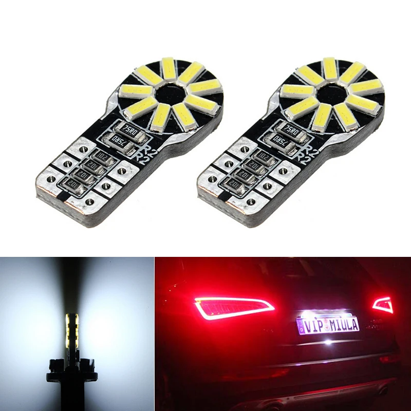 

2x No Error For Hyundai Sonata ix25 ix35 i20 i10 accent solaris White LED Number License Plate Light Lamp