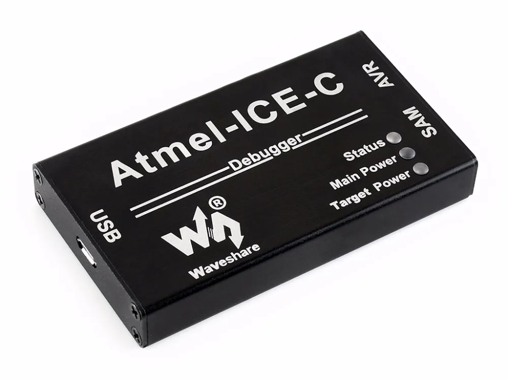 Atmel-ICE-C, PCBA внутри, полный функционал, экономичный для отладки программирования Atmel SAM/AVR микроконтроллеров