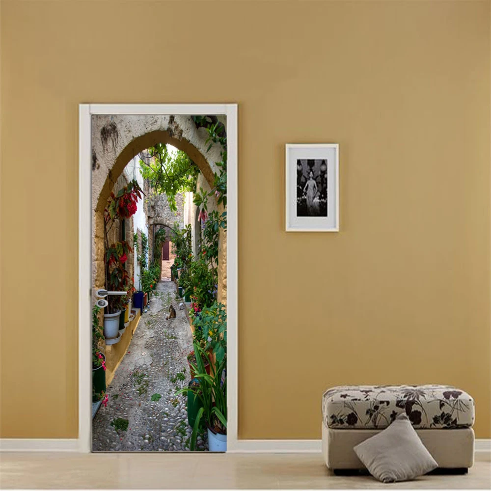 yazi-Self-Adhesive-Door-Sticker-PVC-Wall-Stickers-For-Door-Gate-Vinyl-Decal-Mural-Wallpaper-Home (3)