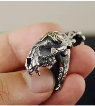 

925 sterling silver jewelry cheetah skull Thai Silver Pendants