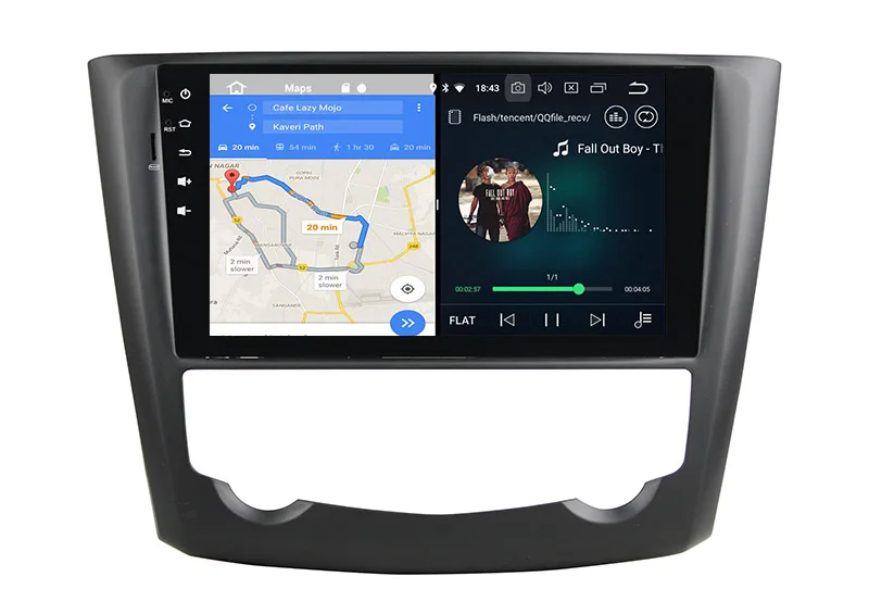 Belsee " ips экран Android 8,0 автомобильный Радио Стерео gps Восьмиядерный Mirrorlink автомобильный радиоприемник с Bluetooth для Renault Kadjar