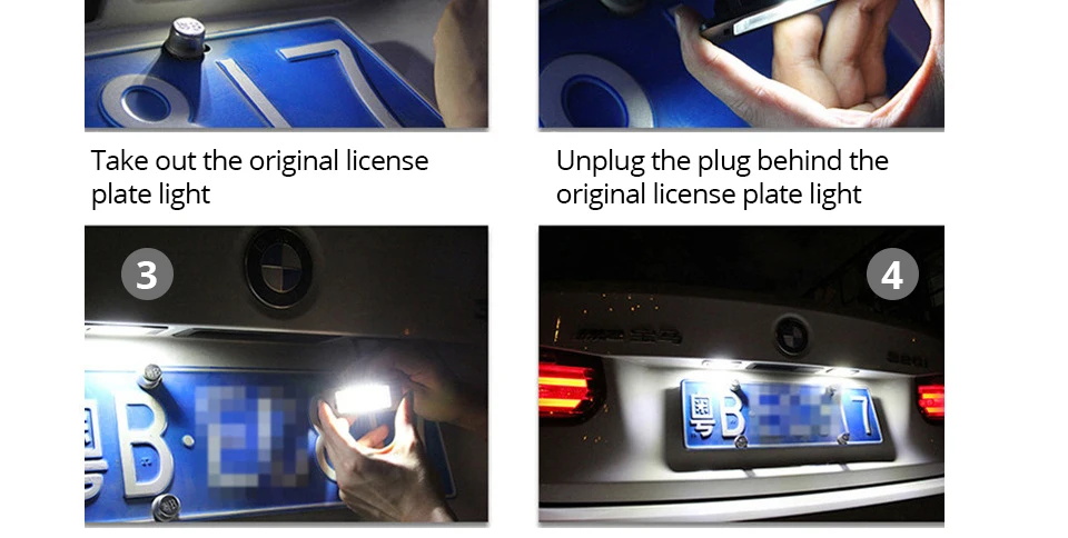 LED License Plate Light for audi _08