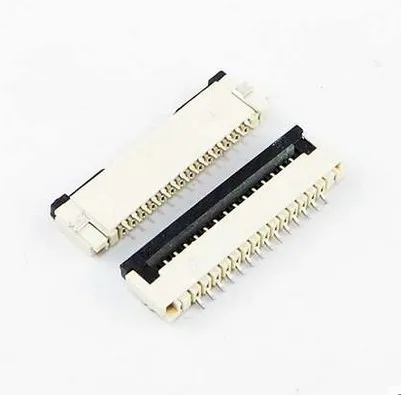 

10Pcs FFC/FPC Connector 14Pin pitch 1.0mm Flip Type Bottom Contact.