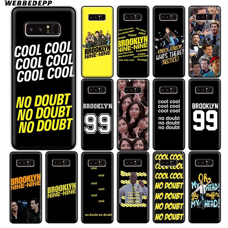 WEBBEDEPP Brooklyn Nine Мягкий силиконовый чехол для Samsung Galaxy A9 A8 A7 A6 Plus 2018 A5 A3 2017 2016 Note 9 8 |