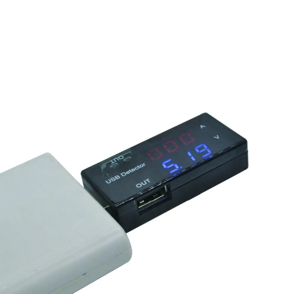 1pc Hight Quality Dual USB Current Voltage Charger Detector battery