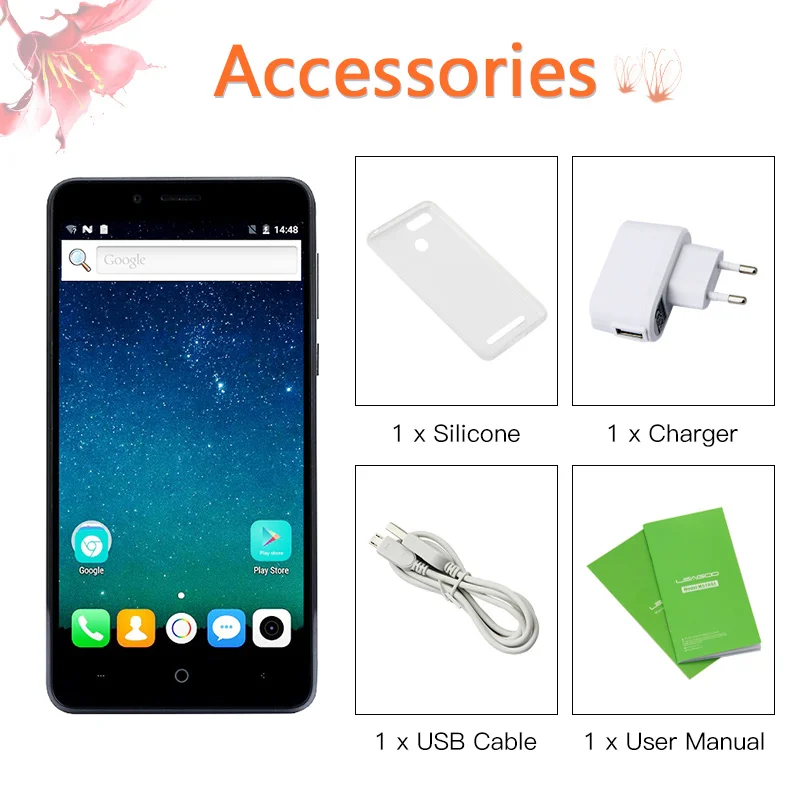 LEAGOO KIICAA POWER Android 7 0 Dual Cam 4000 мАч смартфон 5 дюймов MT6580A четырехъядерный 2 Гб ОЗУ 16 ПЗУ