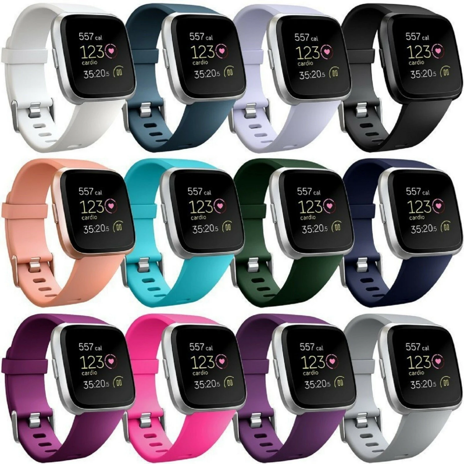 Coolaxy ремешок для Fitbit Versa, ремешок для смарт-часов, Браслет для Fitbit Versa Lite, силиконовый ремешок, замена для Fit Bit