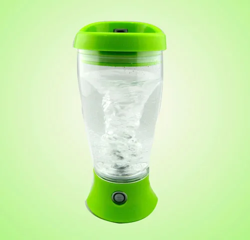 Кружка-мешалка Автоматическая электрическая ленивая Автоматическая Смешивание Кофе Чай емкость для смешивания путешествия кружка двойной Термоизолированный чашка - Цвет: Green