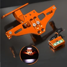 CNC алюминиевый мотоцикл заднего номерного знака держатель для Kawasaki Ninja 650R ER-6F ER-6N ER6F ER6N ninja300 Ninja H2R