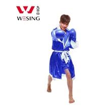 Wesing Boxing Robes Men Muay Thai Cloak Kickboxing Uniforms New Style PLus Size 2XL