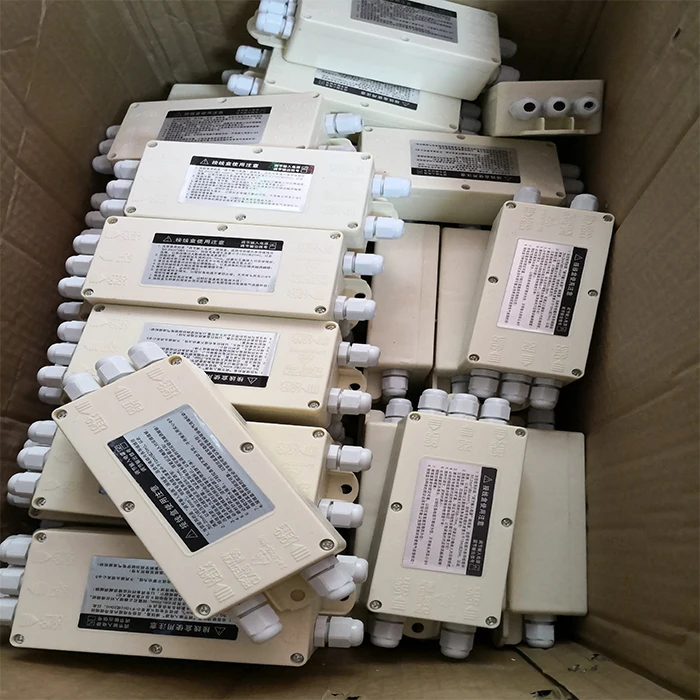 

Electronic Weighing Scale Plastics junction box with5 Holes for 4 Wires