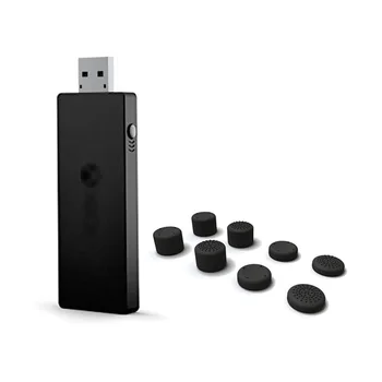 

Dealonow Original PC Wireless Receiver with Silicone Analog Thumb S for xbox one Controller (use win7/ win8/win10) No have box
