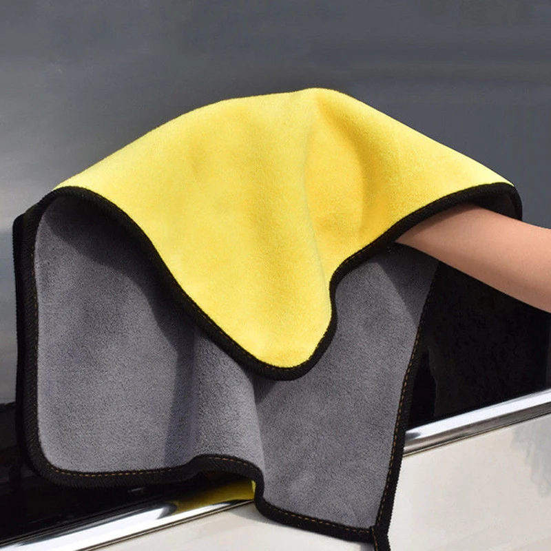 

Car Wash Towel Microfiber Cloth Coral Velvet Glass Detailing Auto Window Cleaning Wipe Water Absorption Scouring Pad 6A0860