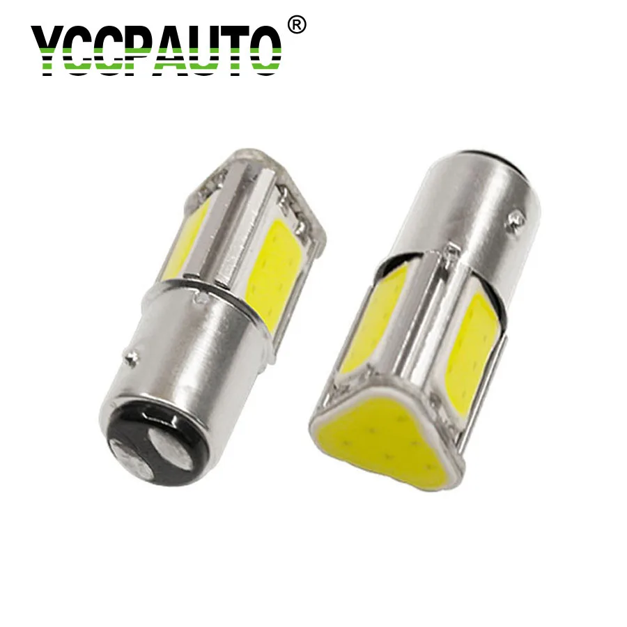 YCCPAUTO 1157 BAY15D LED Car Parking Brake Lights Rear Bulbs Auto Light