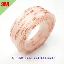 ФОТО 3m dual lock reclosable fastener sj3560 clear mushroom fastener adhesive tape type 250 3m tape