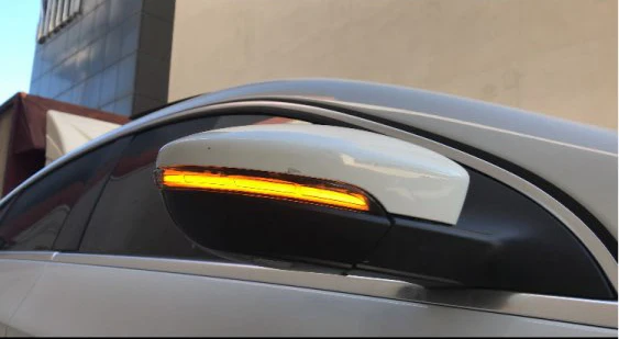 Копченый темно-динамичный индикатор для зеркала для VW CC Passat B7 Жук A5 EOS 2011- динамическая мигалка водить автомобиль течет поворотники
